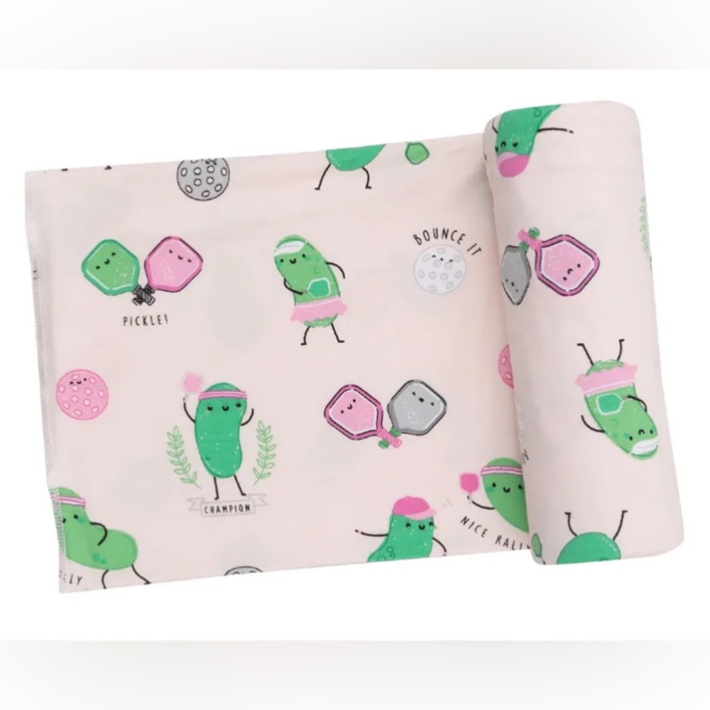 Angel Dear Pickle Ball Pink Swaddle NWT